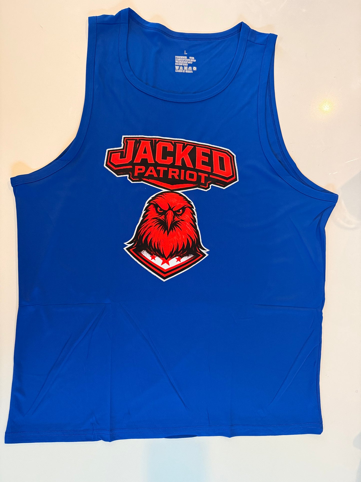 Jacked Patriot Tank