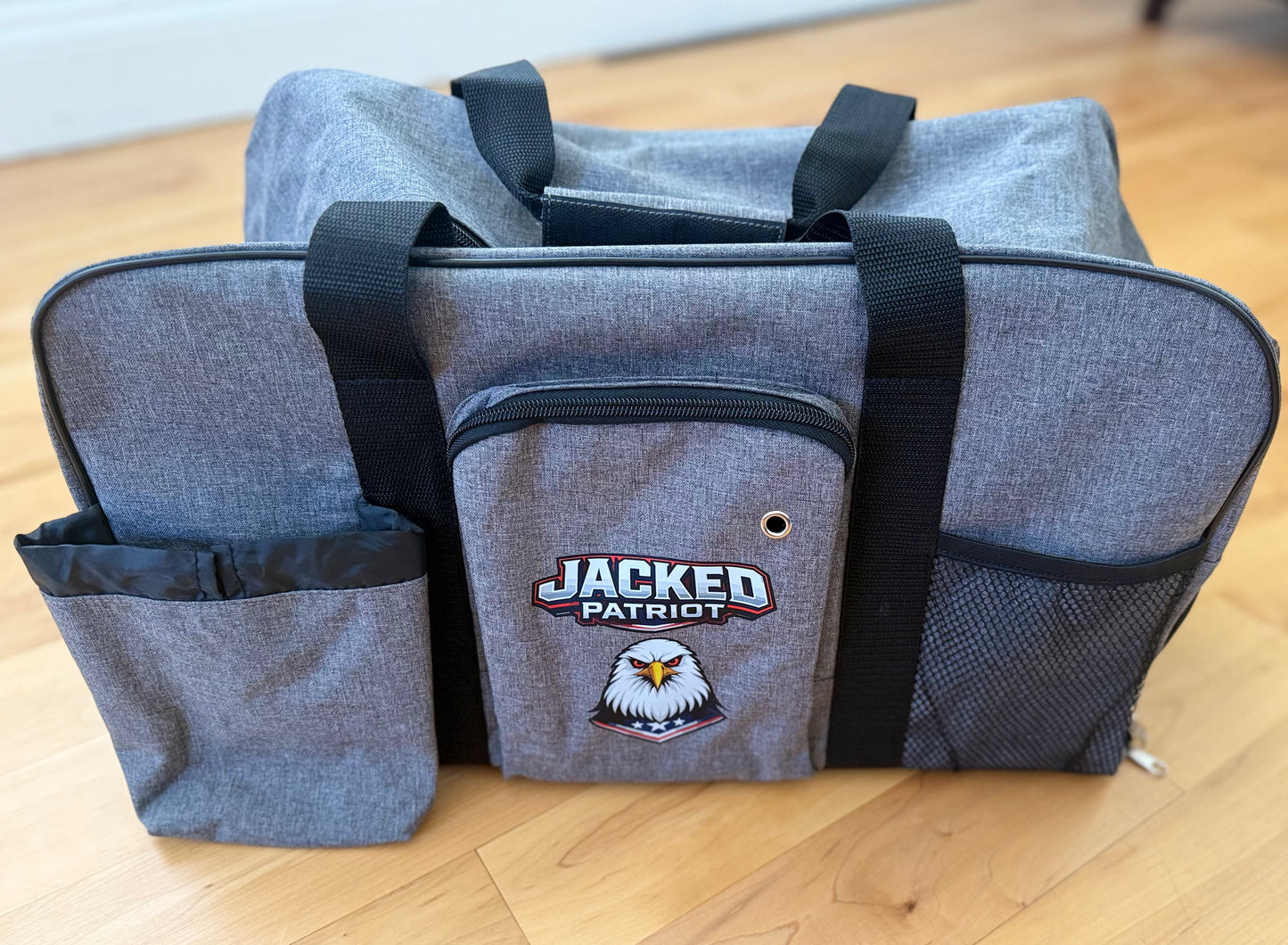 Jacked Patriot Duffle Bag/FREE Jacked Patriot Shaker Cup - LIMITED RUN